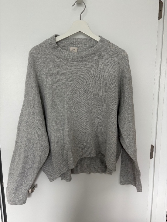 a new day Sweaters - A New Day Women's Mockneck Sweater, Grey, Size Small